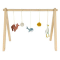 trixie houten babygym kameel, reiger, walvis