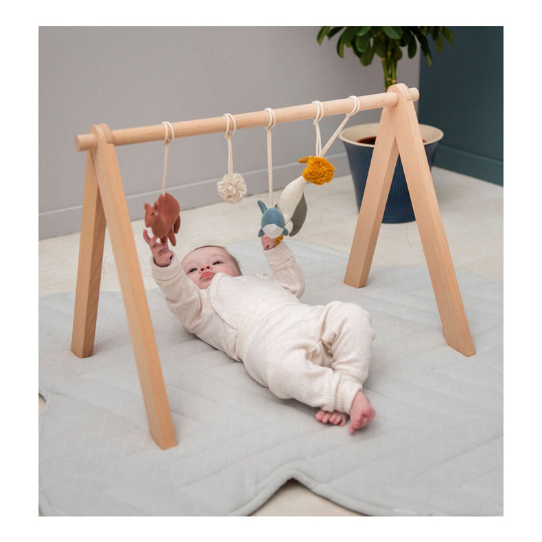 trixie houten babygym kameel, reiger, walvis