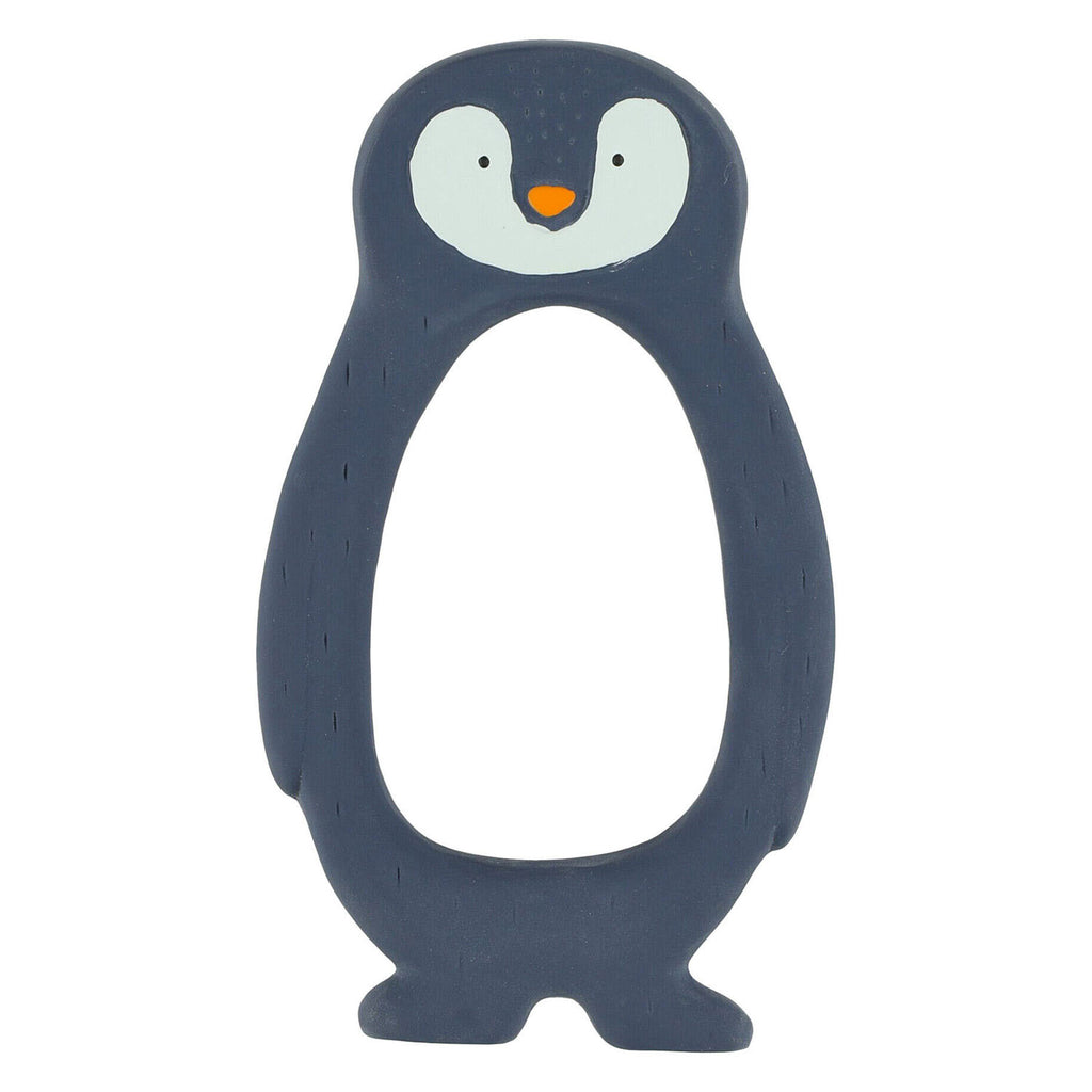 trixie natuurlijk rubber grijpspeeltje - mr. penguin