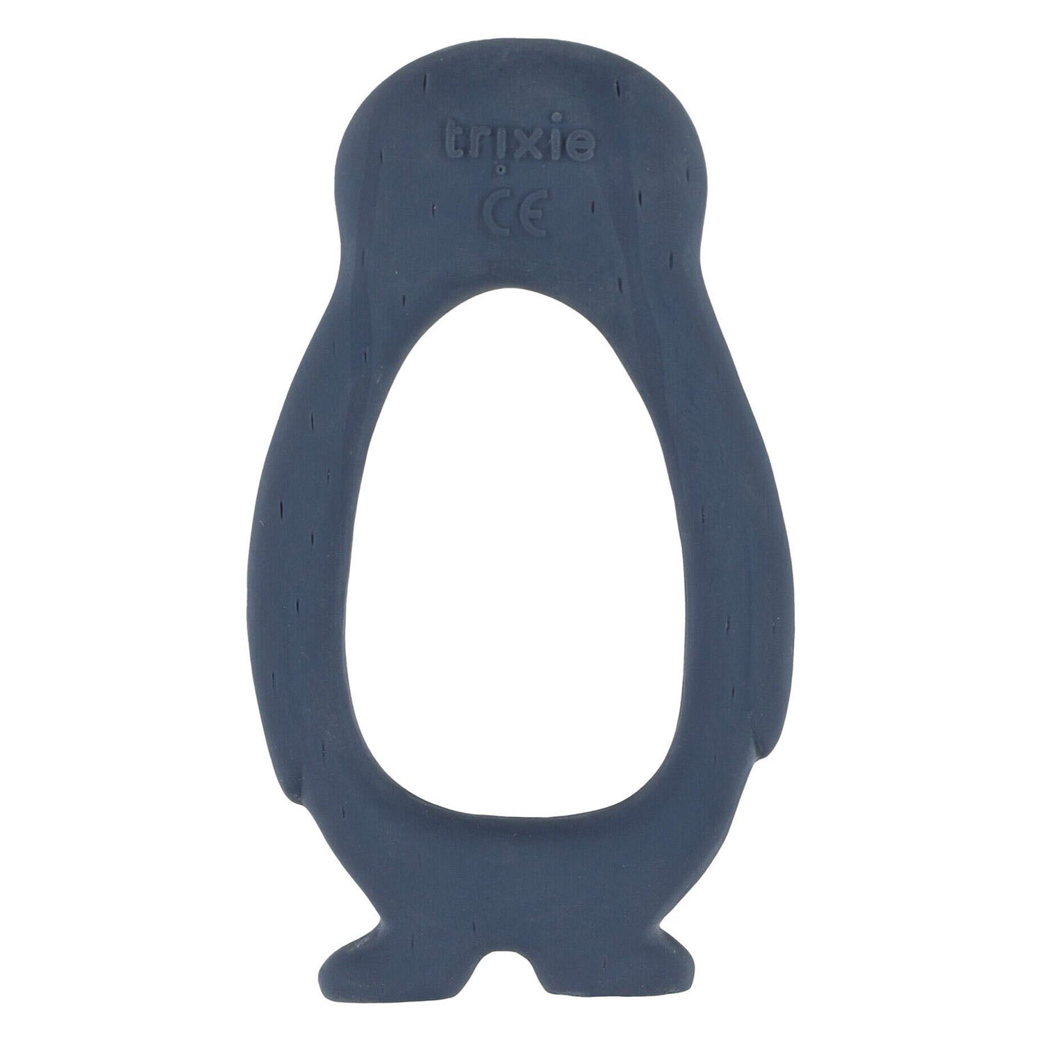 trixie natuurlijk rubber grijpspeeltje - mr. penguin