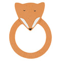 trixie natuurlijk rubber ronde bijtring - mr. fox
