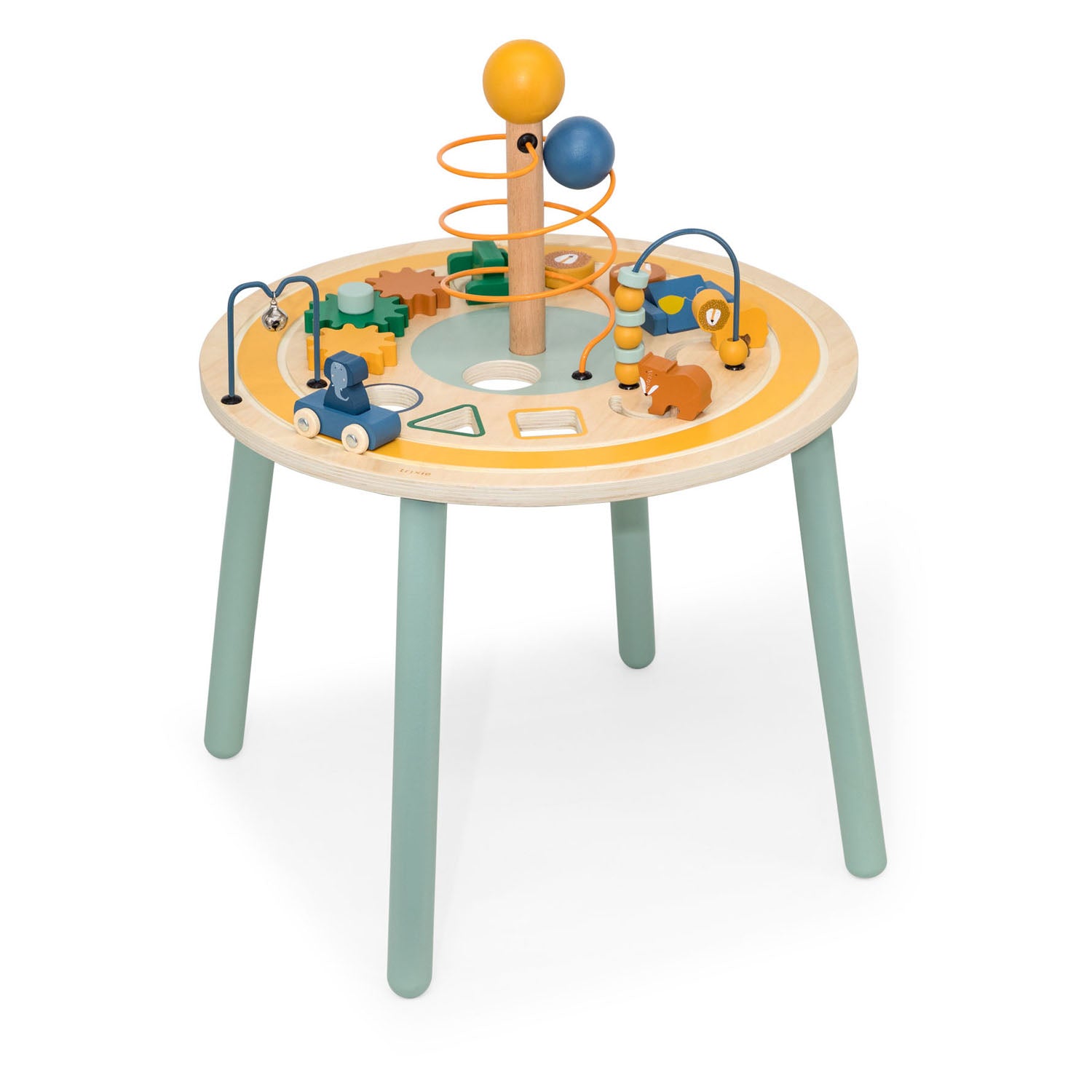 trixie houten dieren activiteitentafel