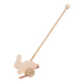 trixie houten duwfiguur - mrs. rabbit