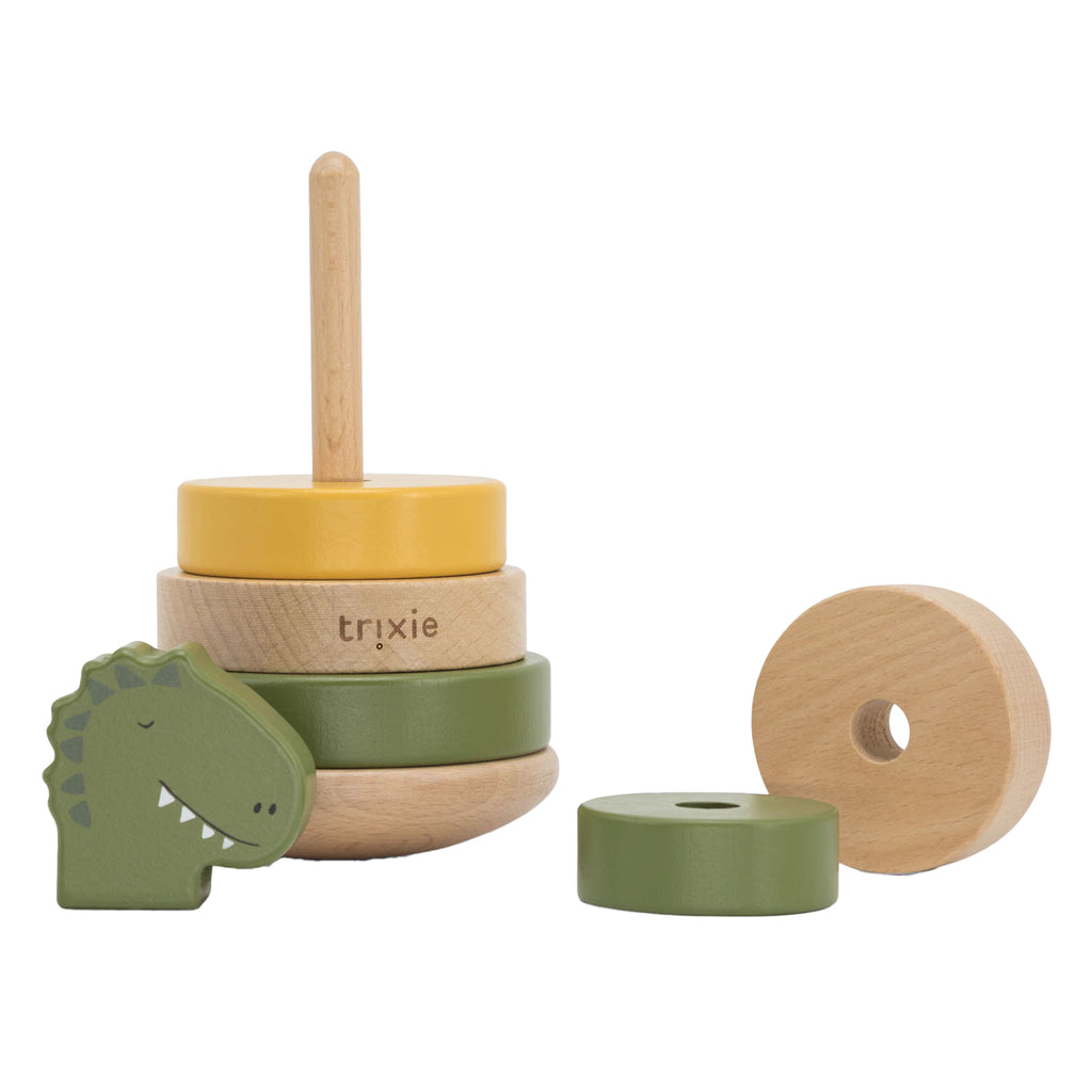 trixie houten stapeltoren - mr. dino