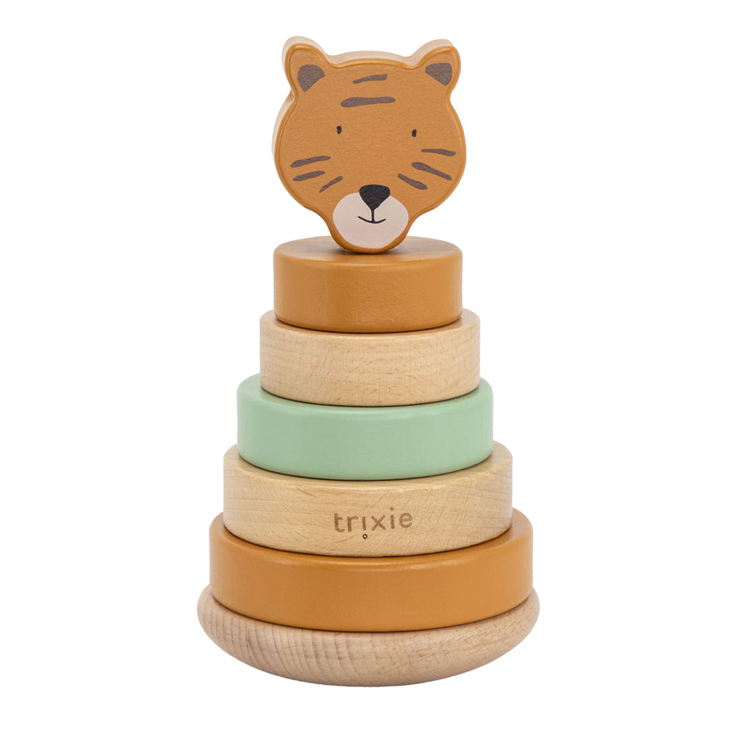 trixie houten stapeltoren - mr. tiger