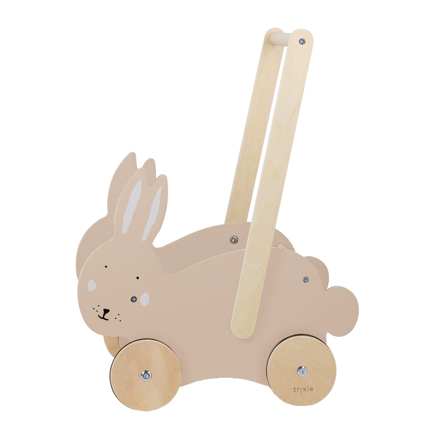 trixie houten loopwagen - mrs. rabbit