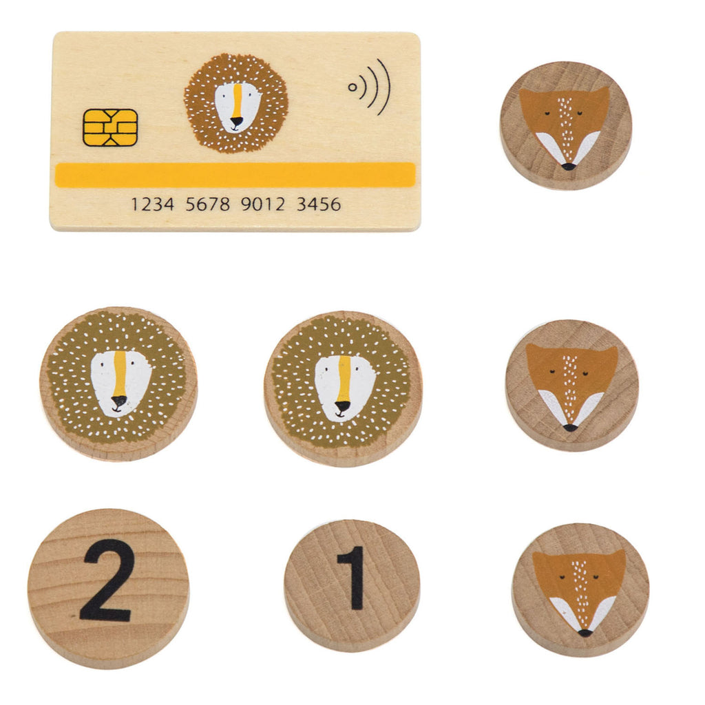trixie houten kassa met accessoires