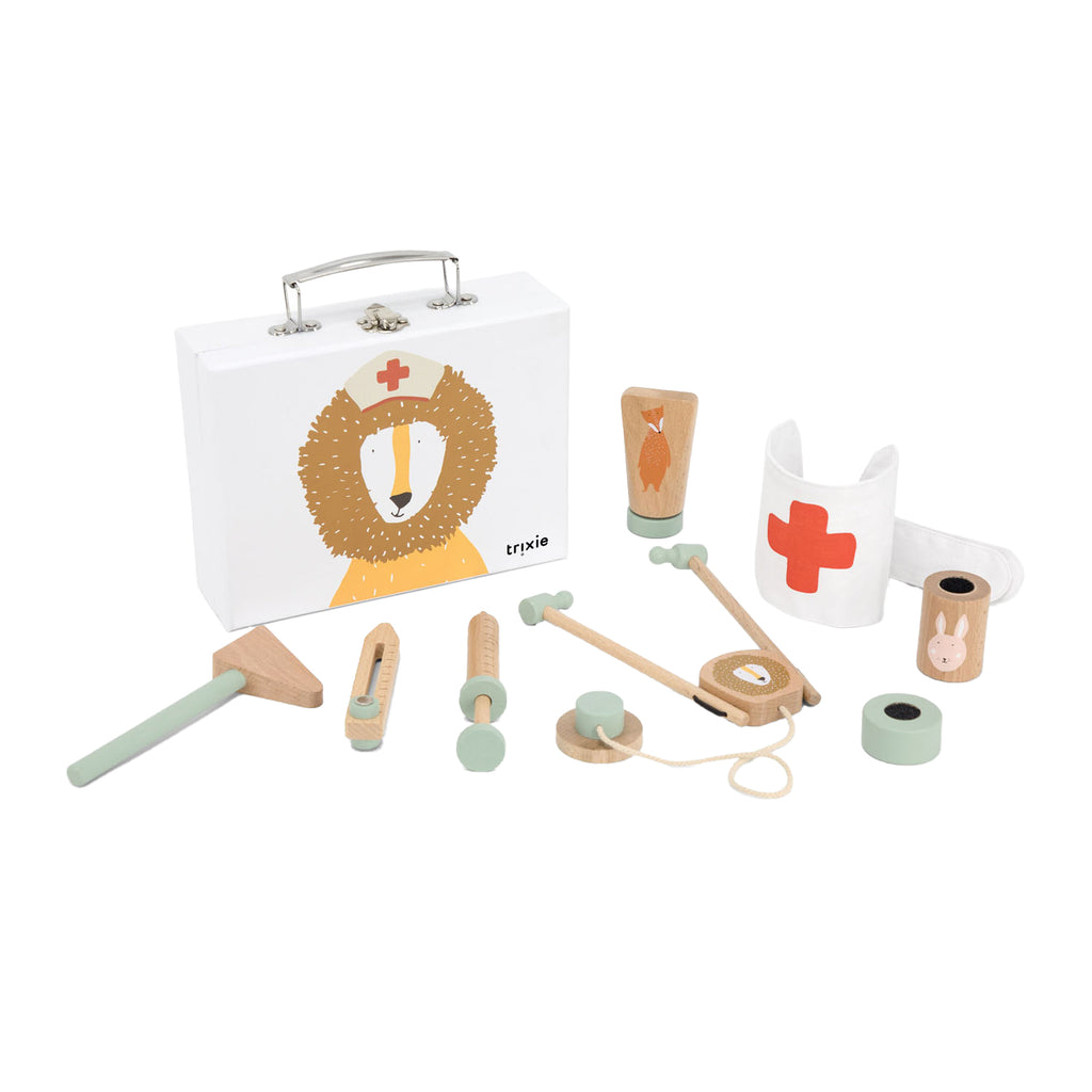 trixie houten doktersset, 8dlg.