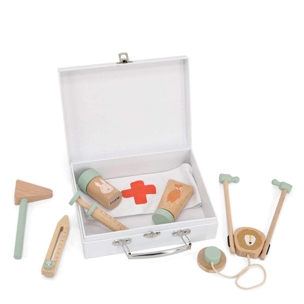 trixie houten doktersset, 8dlg.