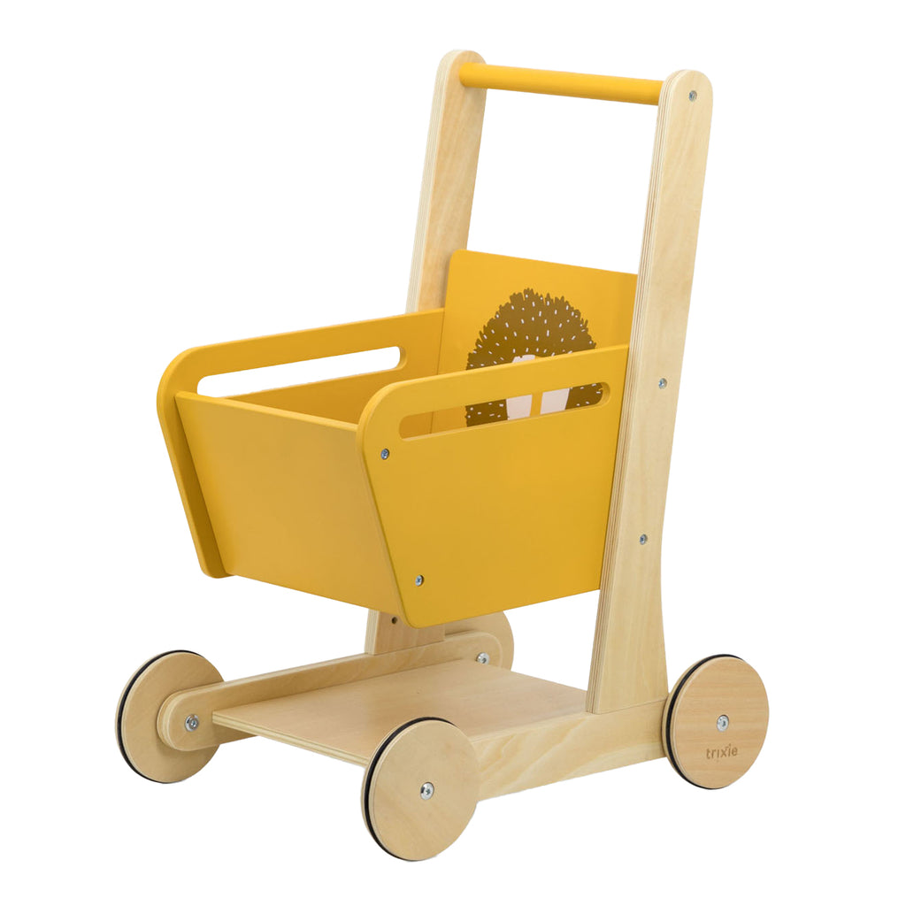 trixie houten winkelwagen - mr. lion