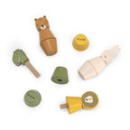 Trixie houten schroefdieren, 12dlg.