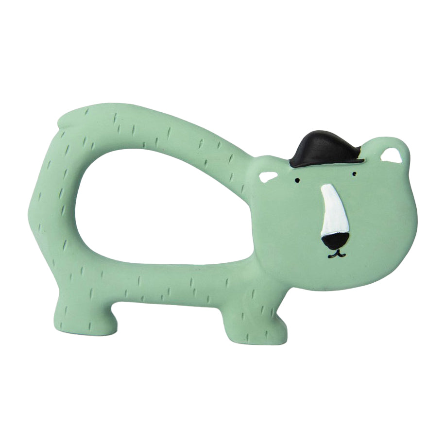 trixie natuurlijk rubber grijpspeeltje - mr. polar bear