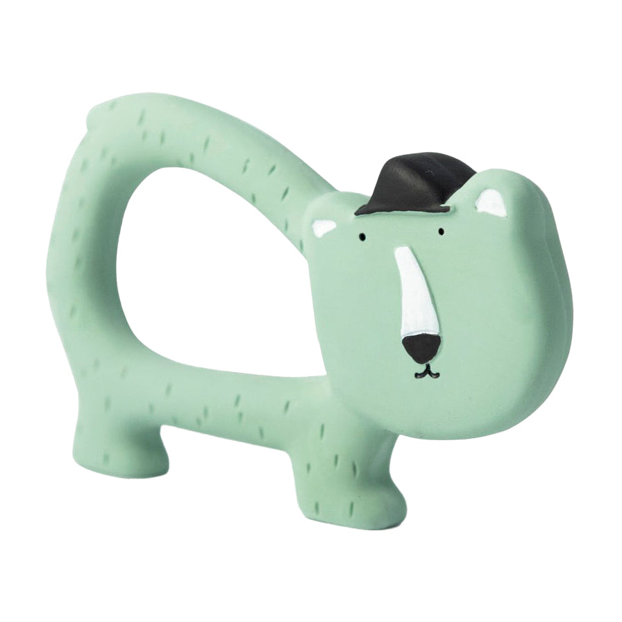 trixie natuurlijk rubber grijpspeeltje - mr. polar bear