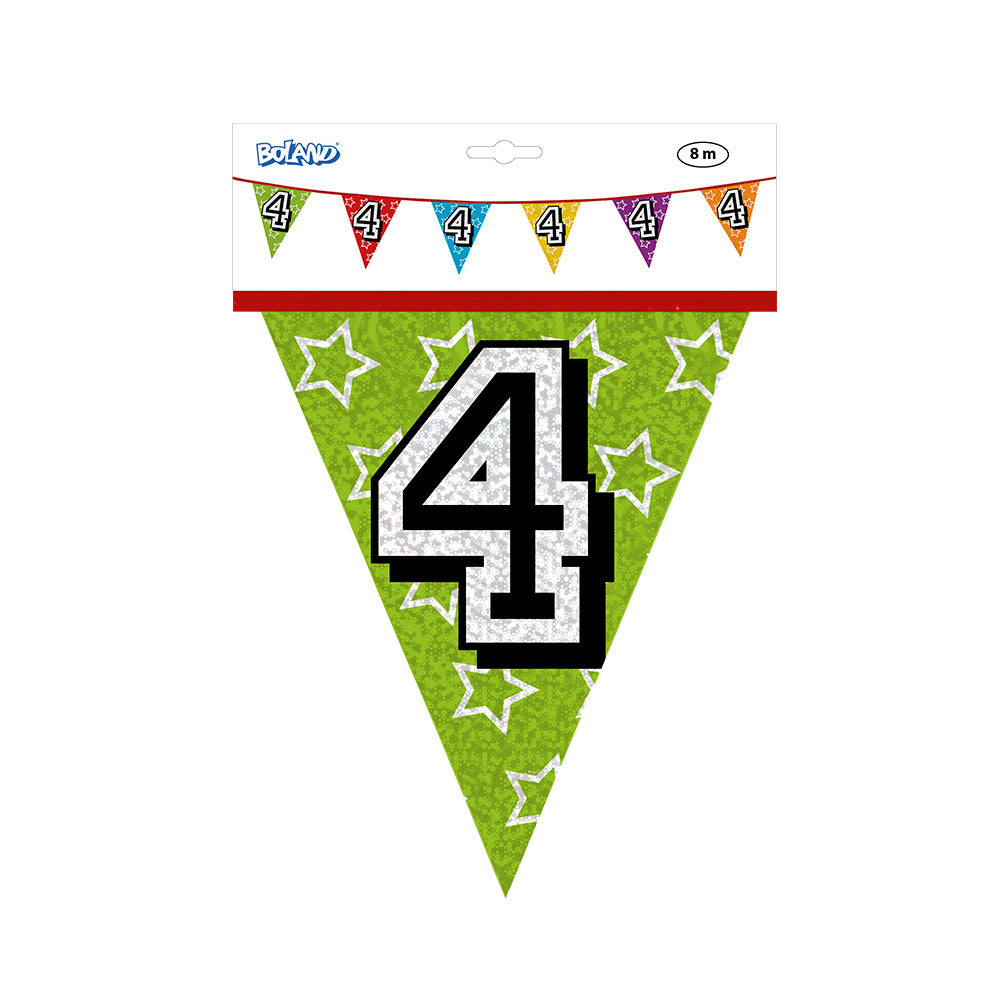 Boland vlaggenlijn - 4 jaar, 8mtr.