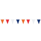 Boland vlaggenlijn oranje rood wit blauw, 10mtr.