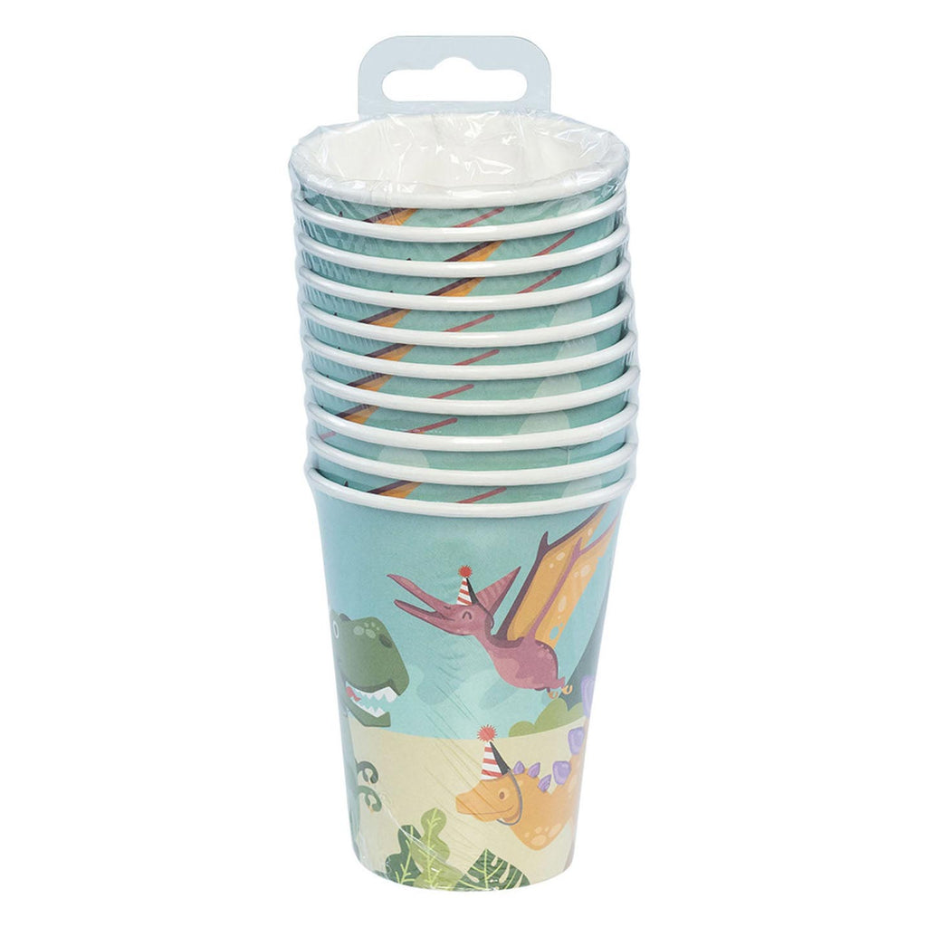 Boland papieren bekers dino party set a 10 21cl