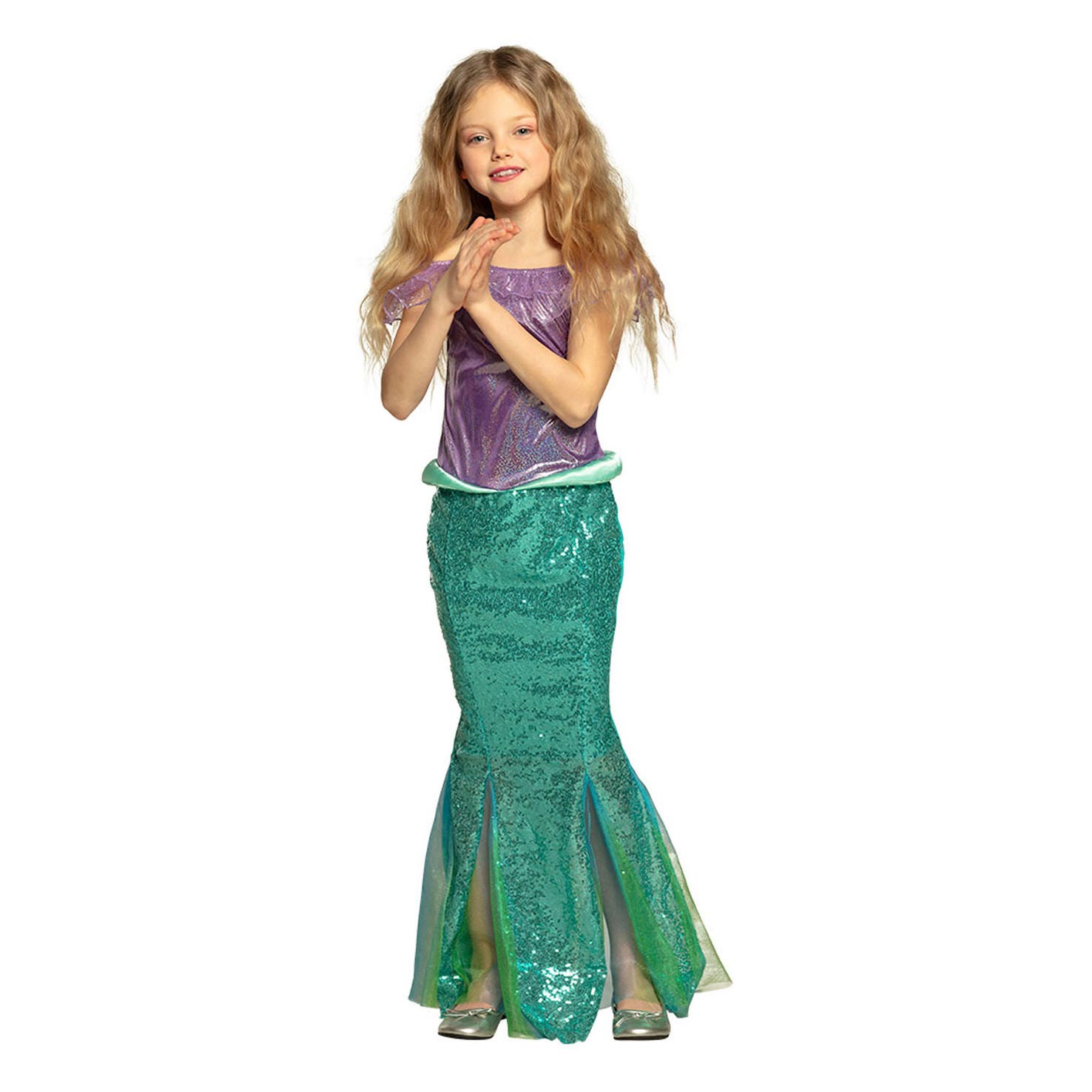 Boland kinderkostuum zeemeermin prinses, 7-9 jaar