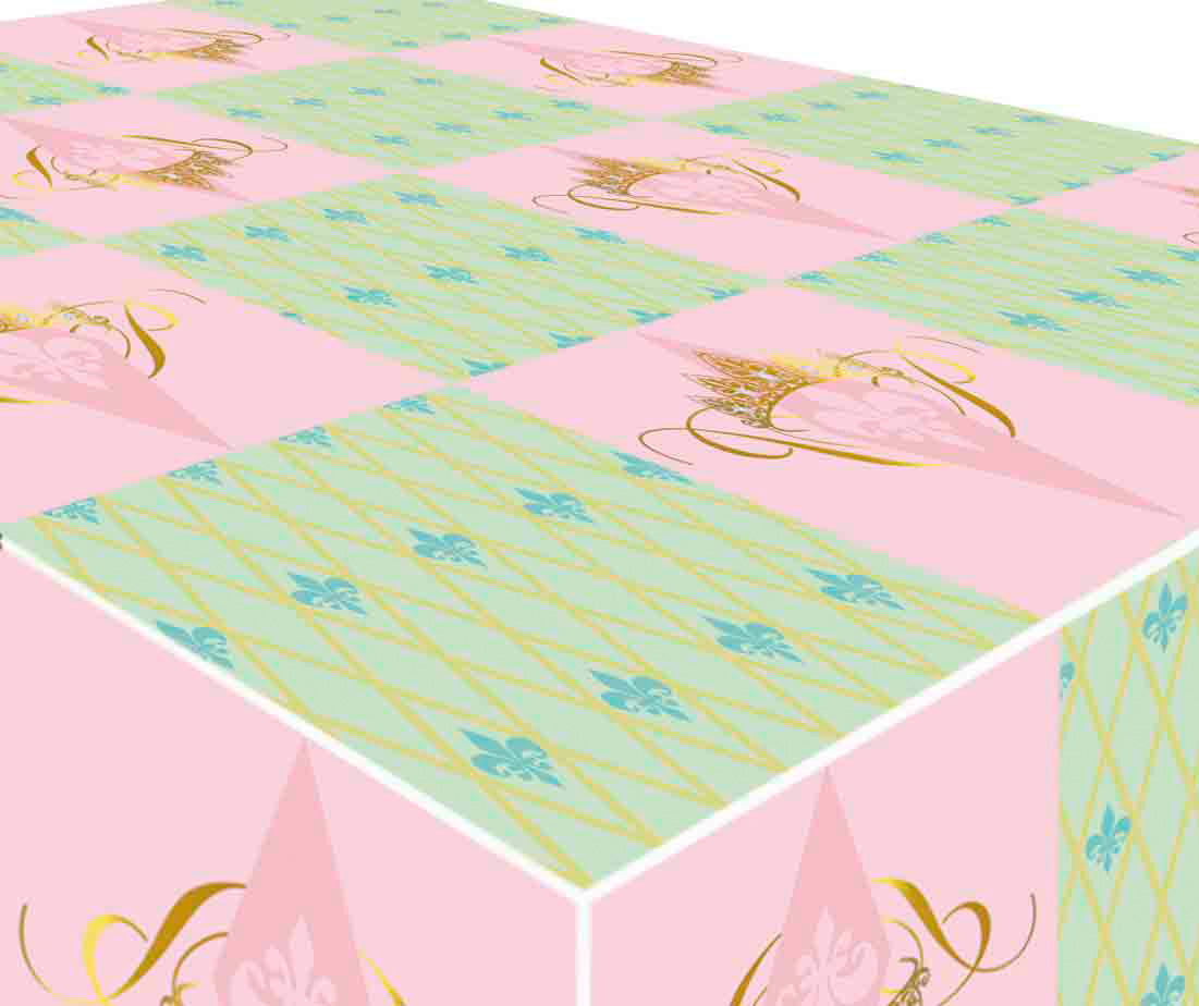 Haza witbaard tafelkleed princess party