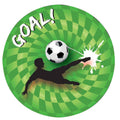 Haza witbaard sportieve goal borden 23cm 8 stuks