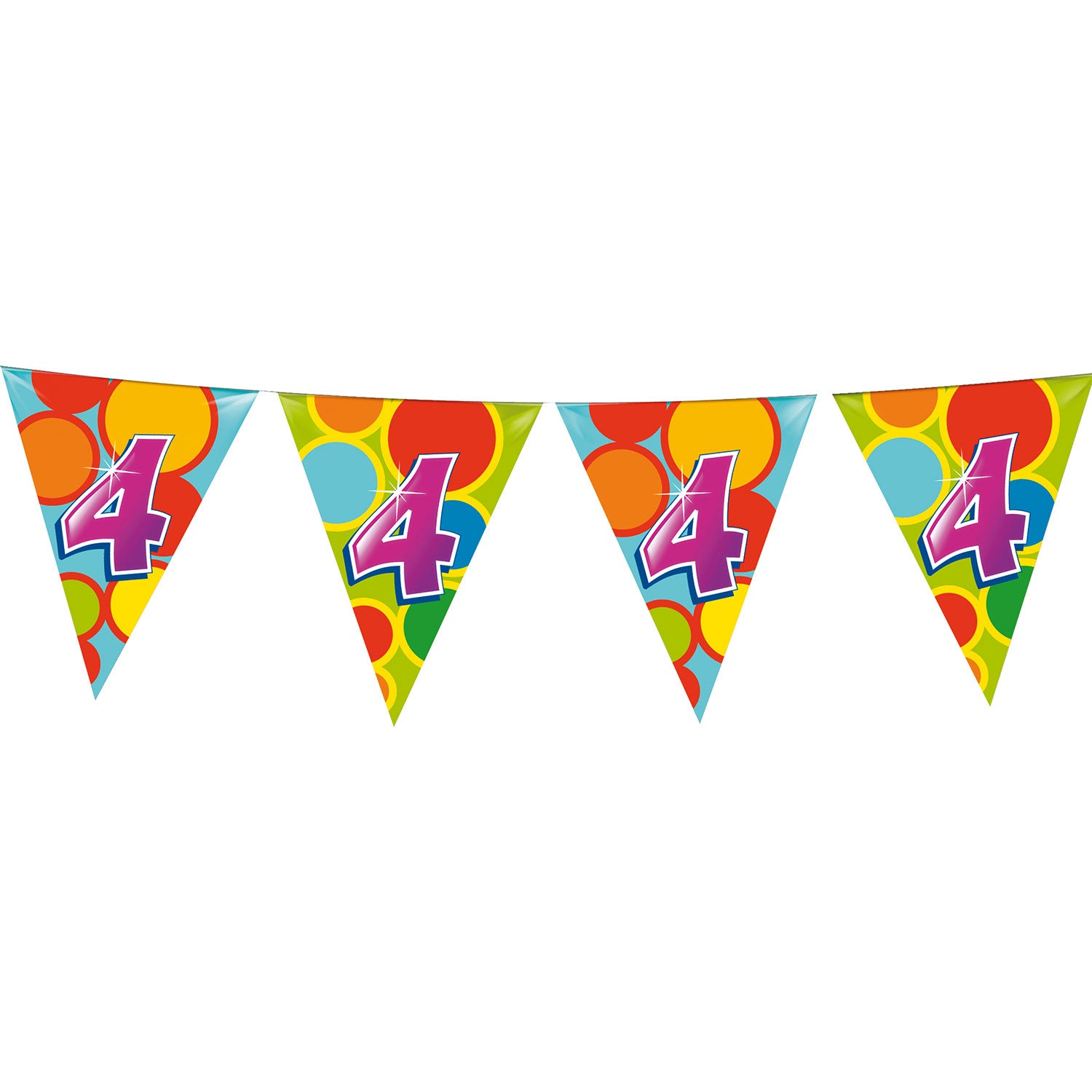 Haza witbaard vlaggenlijn 4 jaar, 10mtr.