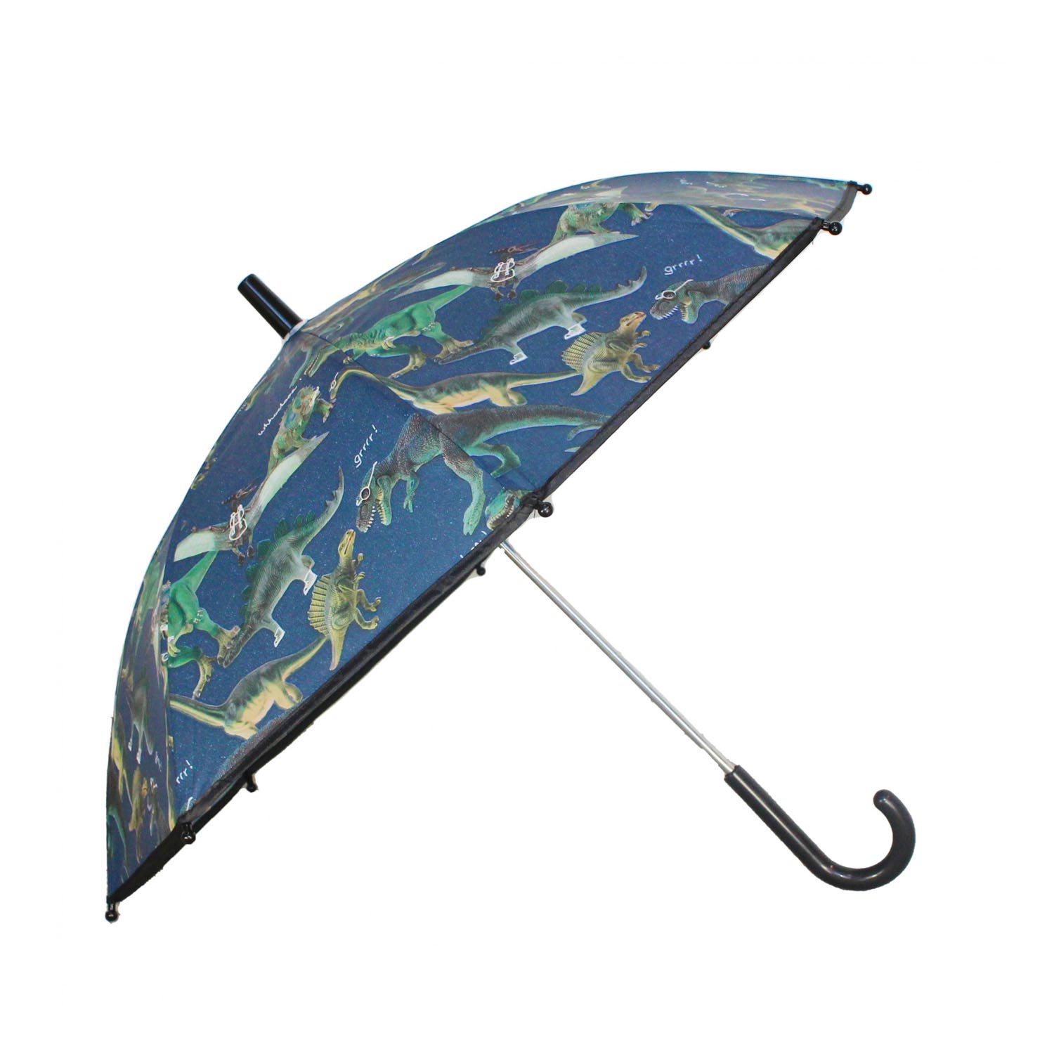 Basic paraplu dino's blauw groen