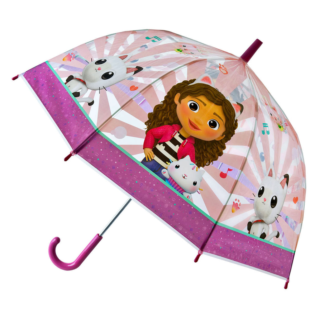 Undercover gabbys dollhouse kinderparaplu 69 cm paars