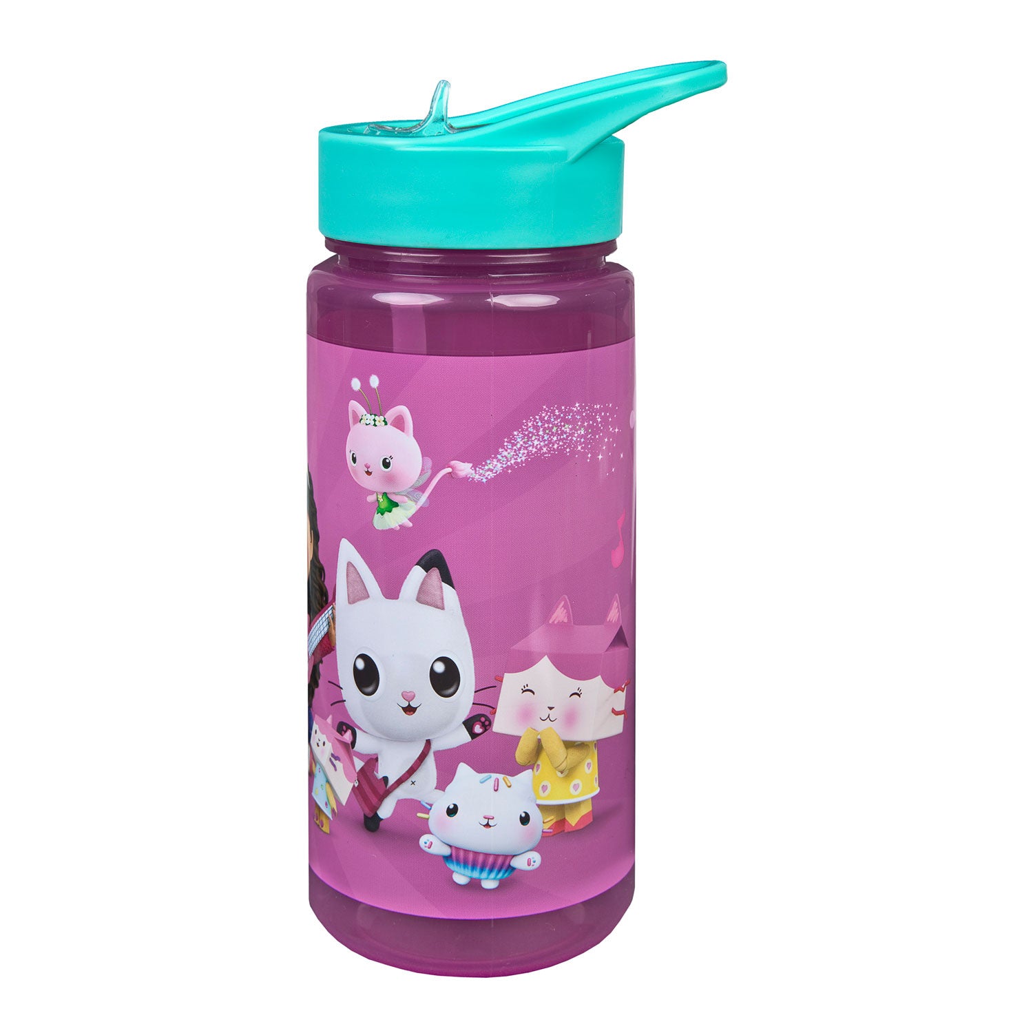Merkloos sans marque gabby #039;s dollhouse drinkfles 500 ml roze groen