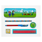 Undercover gmbh super mario schoolset in blik, 7dlg.