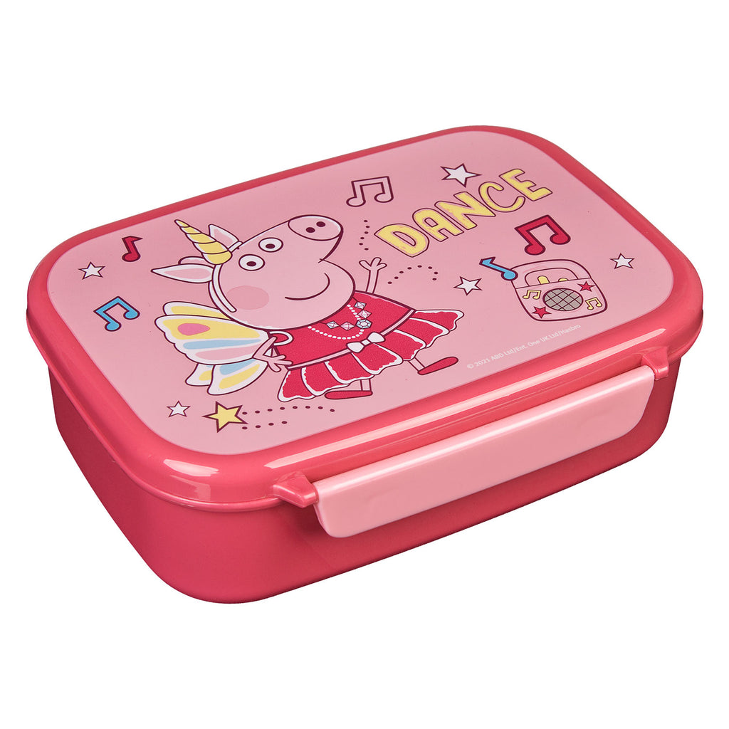 Undercover peppa pig lunchbox roze
