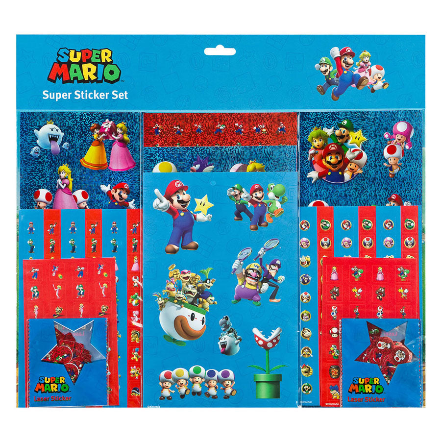 Undercover super stickerset super mario