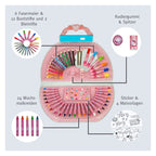 Undercover kleurkoffer peppa pig, 51dlg.