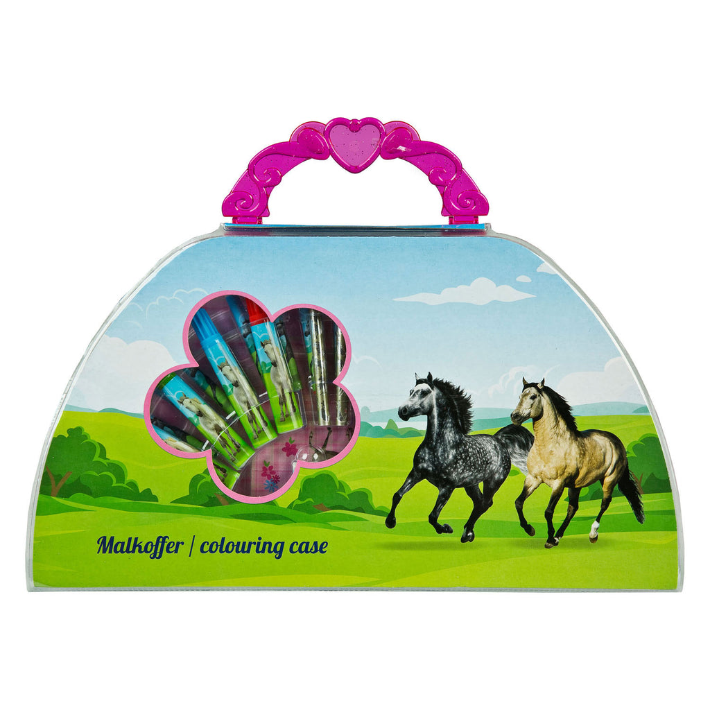Undercover kleurkoffer paarden, 51dlg.