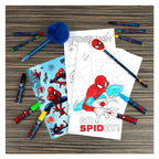 Undercover kleurenset spiderman in rugzak