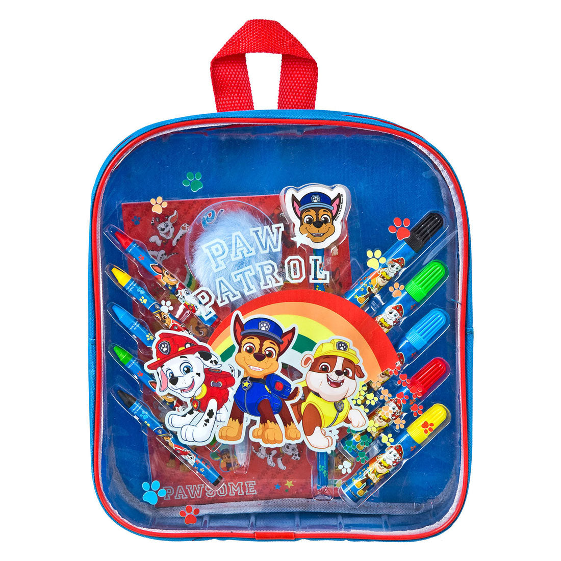 Undercover kleurenset paw patrol in rugzak