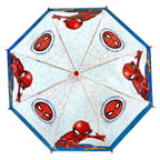 Undercover spiderman kinderparaplu 66 cm blauw rood transparant