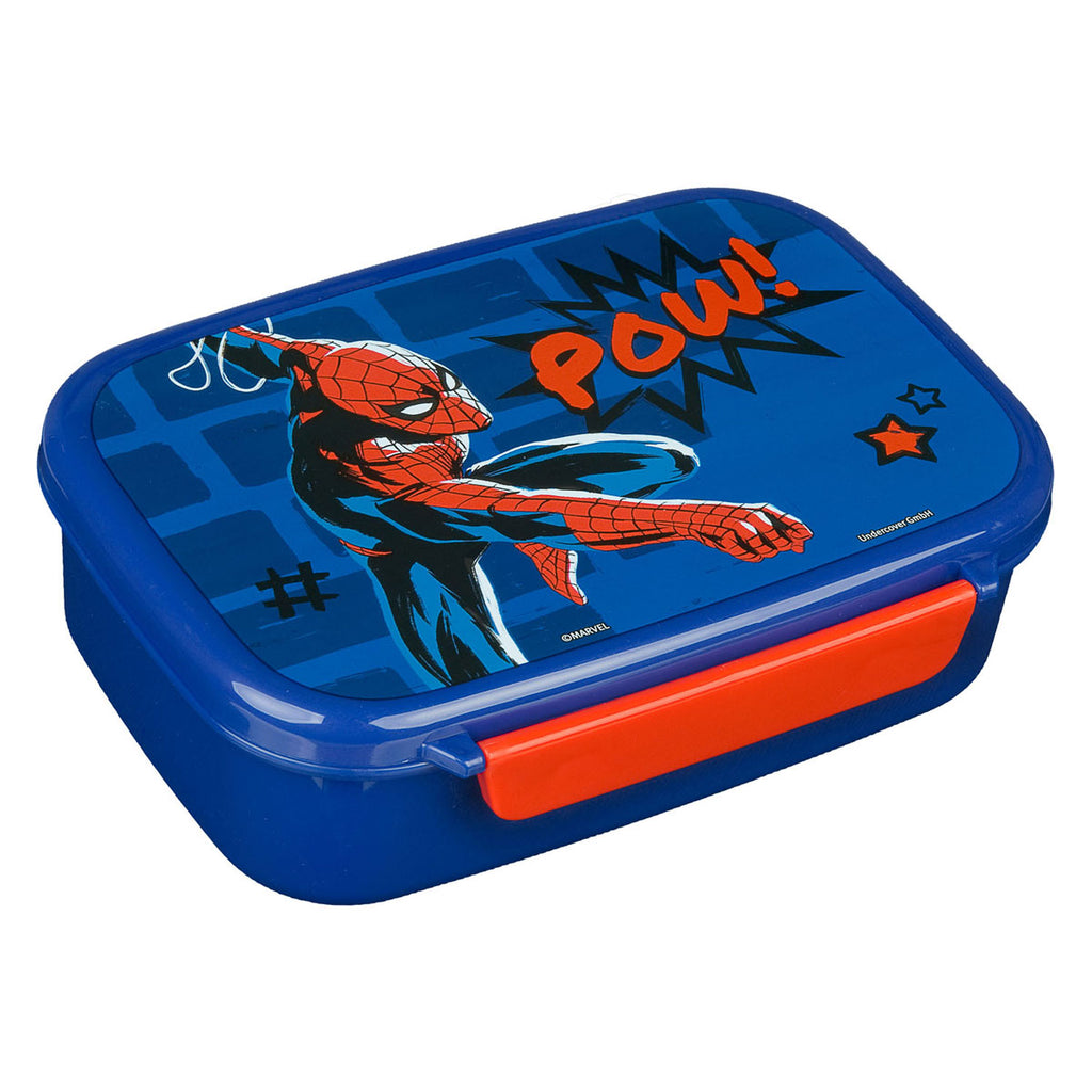 Undercover spiderman lunchbox blauw rood