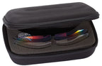 Ked Fietsbril Jackal wit (multi-blue-mirror)