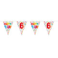 Folat bv vlaggenlijn confetti 6 jaar, 10mtr.