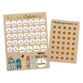 Folat bv sinterklaas aftelkalender met stickers welkom sint piet