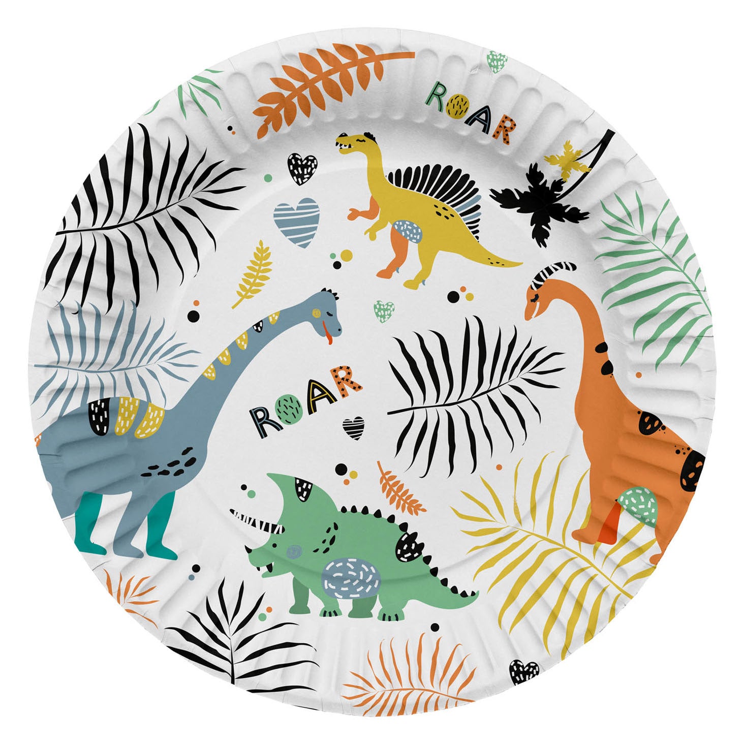 Folat bv borden dino roars, 8st.
