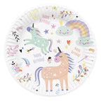 Folat bv borden unicorns rainbows, 8st.