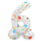 Folat bv staande folieballon joyful party cijfer 6 -72cm