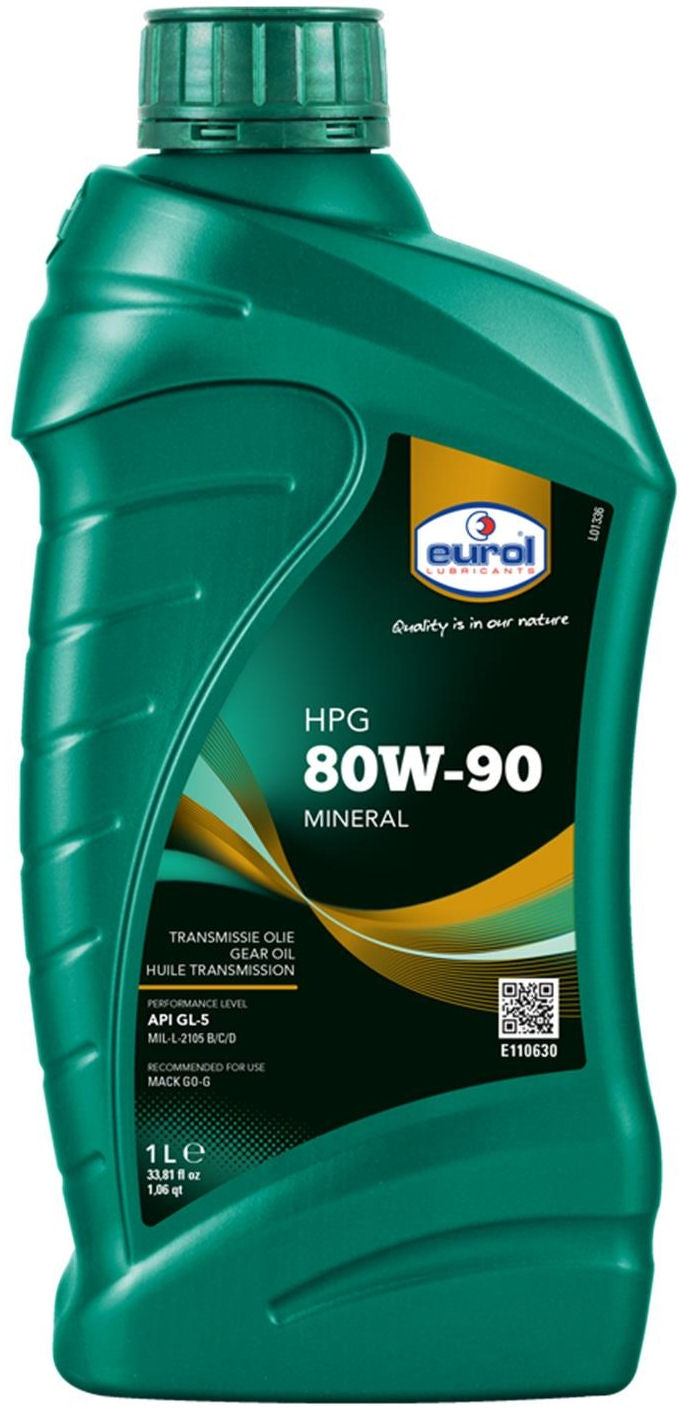 Eurol transmissie olie ep hpg 80w90 1l