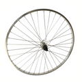 Sunrace achterwiel 28 sp. alu spaak 13 trek basic zilver cassettenaaf 8v uitval