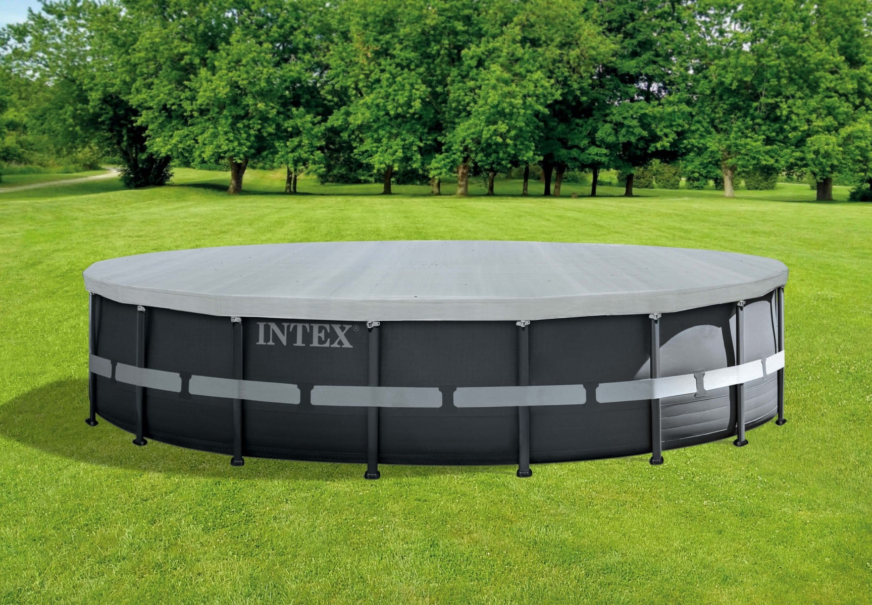 Intex afdekzeil deluxe voor frame zwembaden-Frame zwembaden ø 549 cm