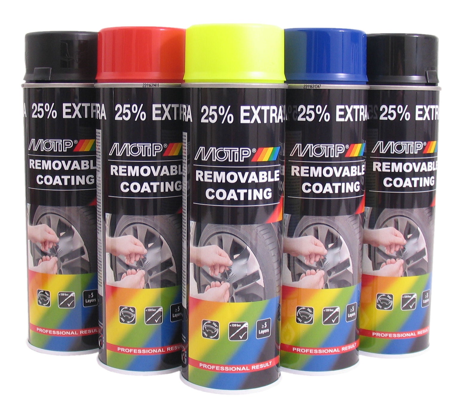 Motip sprayplast - hoogglans rood (spuitbus á 500 ml)