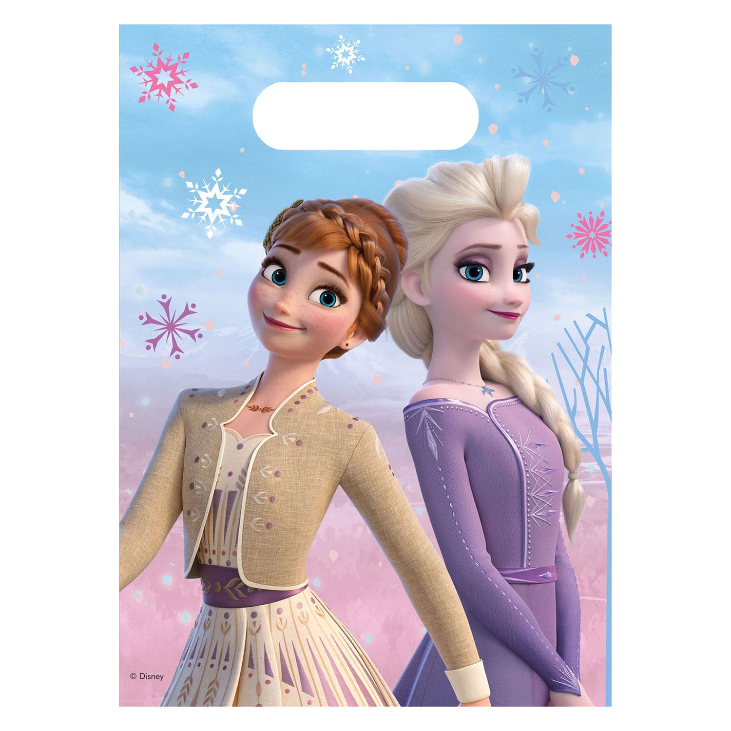 Globos feestzakjes frozen 2 wind spirit, 6st.
