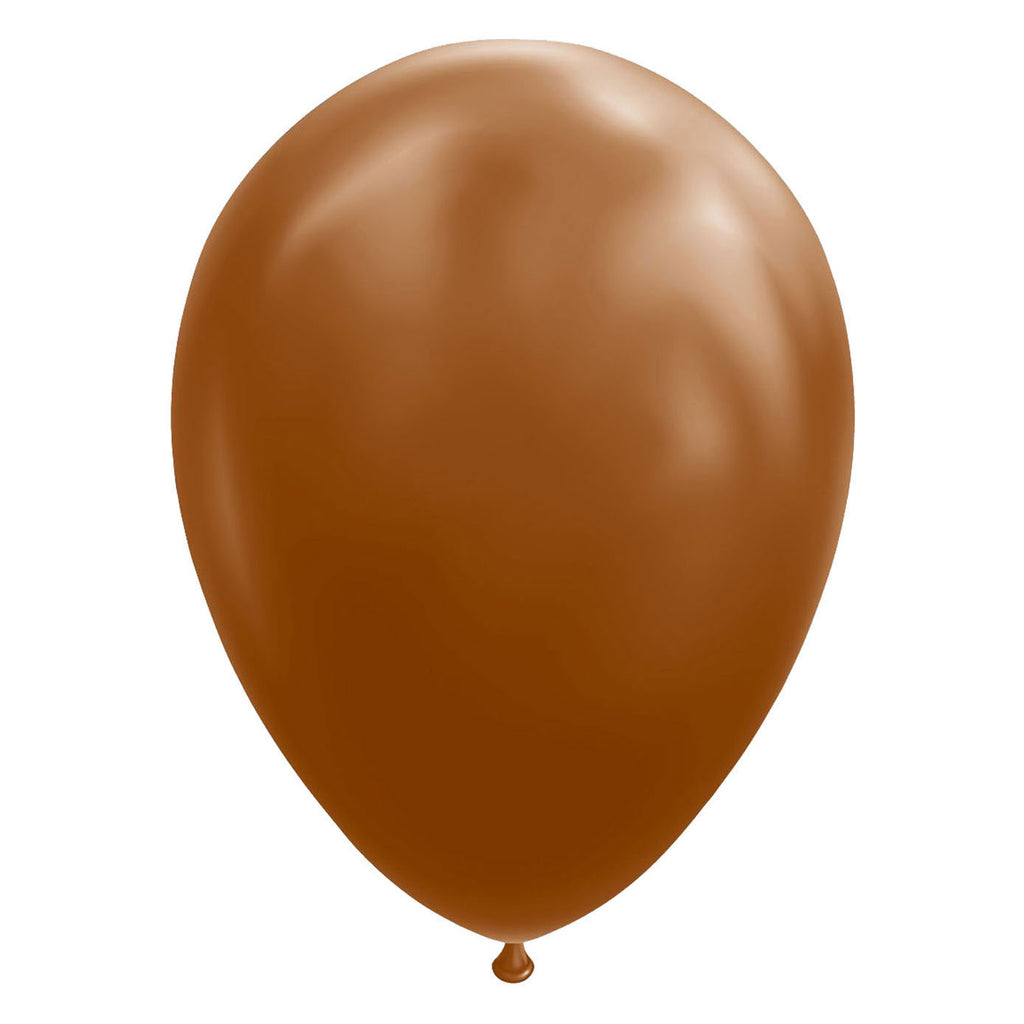 Globos ballonnen bruin, 30cm, 10st.