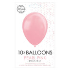 Globos ballonnen pearl roze 30cm, 10st.