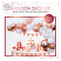 Globos ballonnen boog set rose goud
